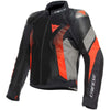 Manteau de Moto Super Rider 2 Absolutshell Noir/Gris/Rouge côté avant