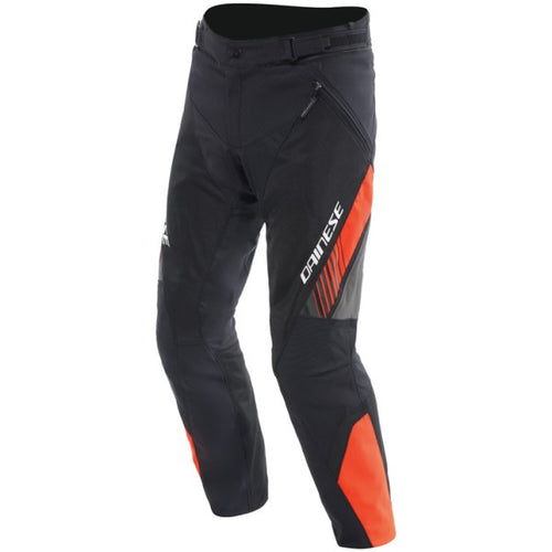 Pantalon de Moto Drake 2 Air Absolutshell Noir/Rouge côté avant