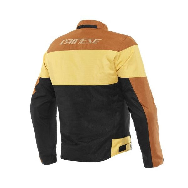 Manteau de Moto Dainese Electtrica Air Noir_Brun_Jaune Dos