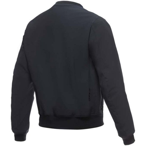 Manteau de Moto Coupe-Vent Tex Bhyde Noir de dos