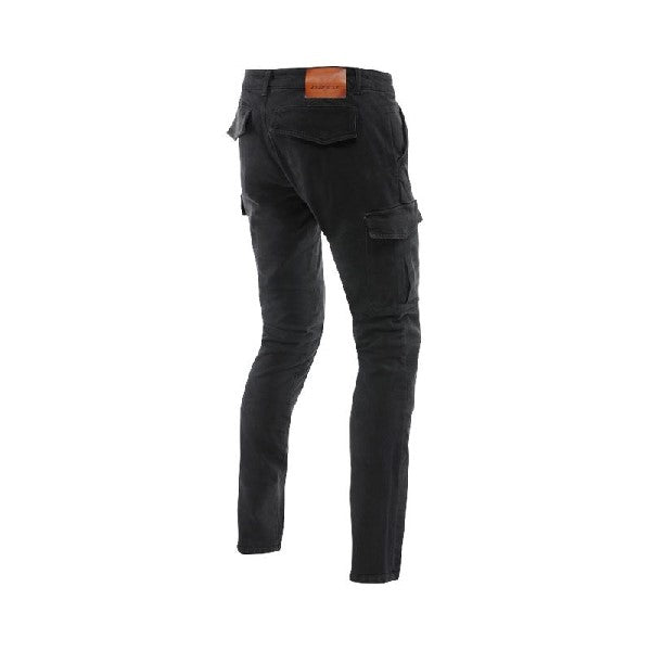 Jean de Moto Cargo Slim Tapered/ Dainese/ noir de dos