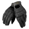 Gants de Moto Cuir Blackjack Unisexe Dainese Noir