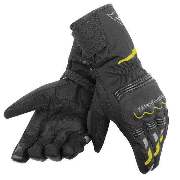 Gants de Moto Tempest D-Dry Longs Unisexe Dainese Noir/Jaune