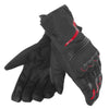 Gants de Moto Courts Tempest D-Dry Unisexe Dainese Noir/Rouge