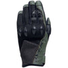 Gants de Moto Karakum Ergo-Tek Noir/Vert de l'extérieur