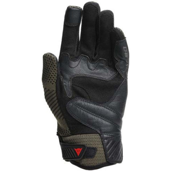 Gants de Moto Argon Vert de l'intérieur