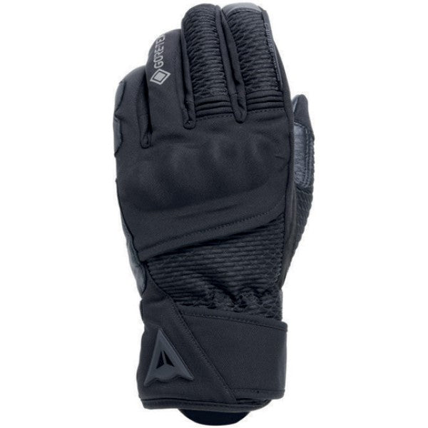 Gants de Moto Livigno Gore-Tex Noir de l'extérieur