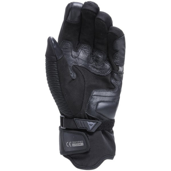 Gants de Moto Livigno Gore-Tex Noir de l'intérieur