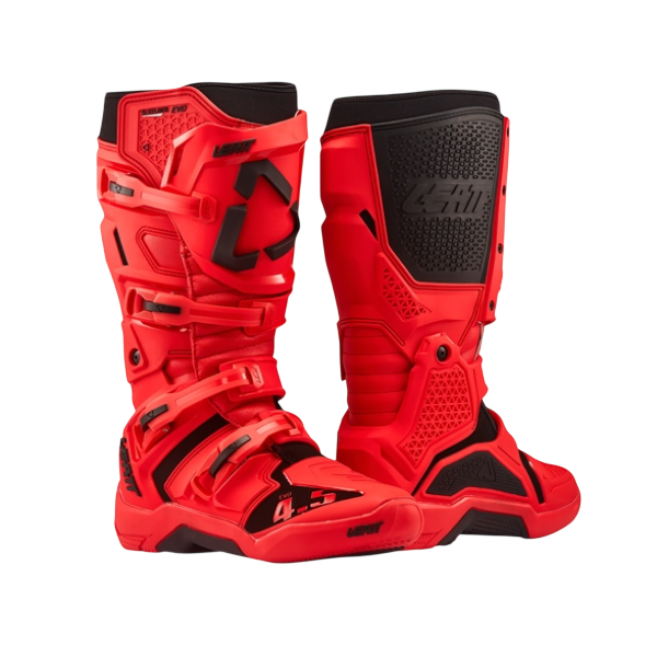 Bottes de Motocross 4.5 Evo/Leatt, rouge, de paire