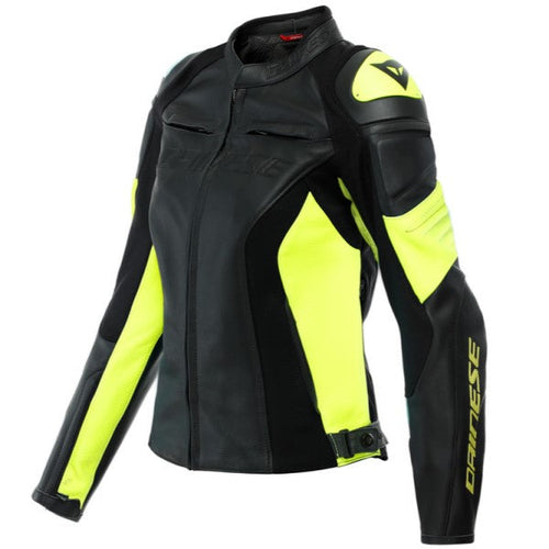 Manteau de Moto Dainese Racing 4 Femme Noir Jaune