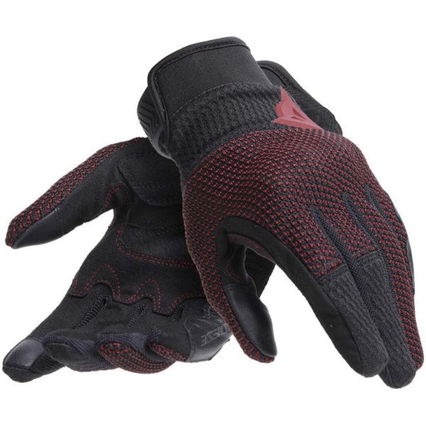 Gants de Moto Torino Femme Noir/Rouge en paires