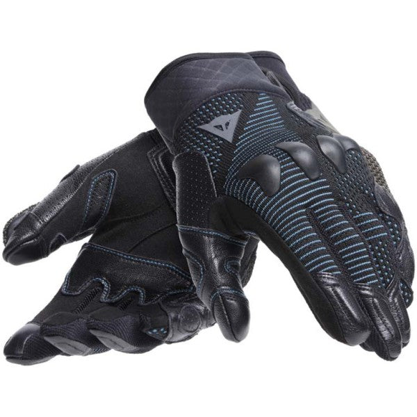 Gants de Moto Unruly Ergo-Tek Femme Noir/Bleu en paires