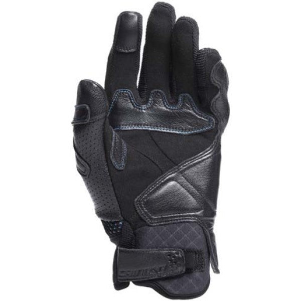 Gants de Moto Unruly Ergo-Tek Femme Noir/Bleu de l'intérieur