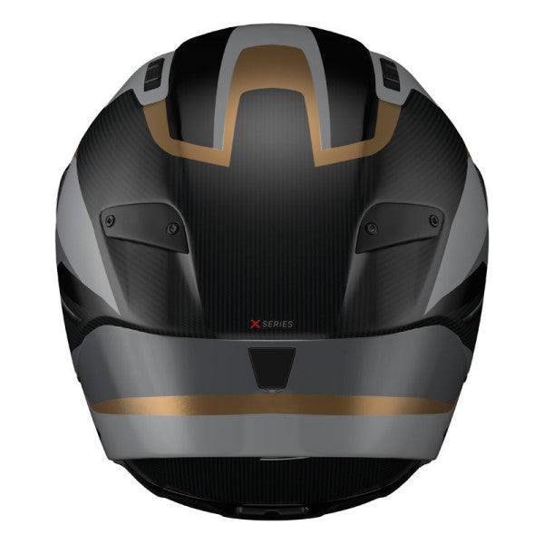 Casque Intégral de Moto X-804 RS UC LESMO Nolan Gris, arrière