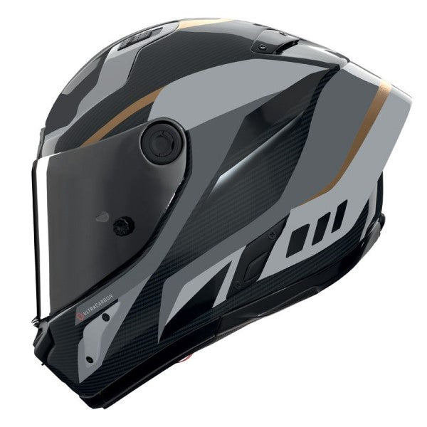 Casque Intégral de Moto X-804 RS UC LESMO Nolan Gris, vue 3/4