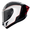 Casque Intégral de Moto X-804 RS UC ASSO DI PICCHE Nolan Blanc/Rouge, vue 3/4