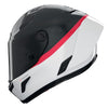 Casque Intégral de Moto X-804 RS UC D.O.C. Nolan Blanc/Noir, vue 3/4