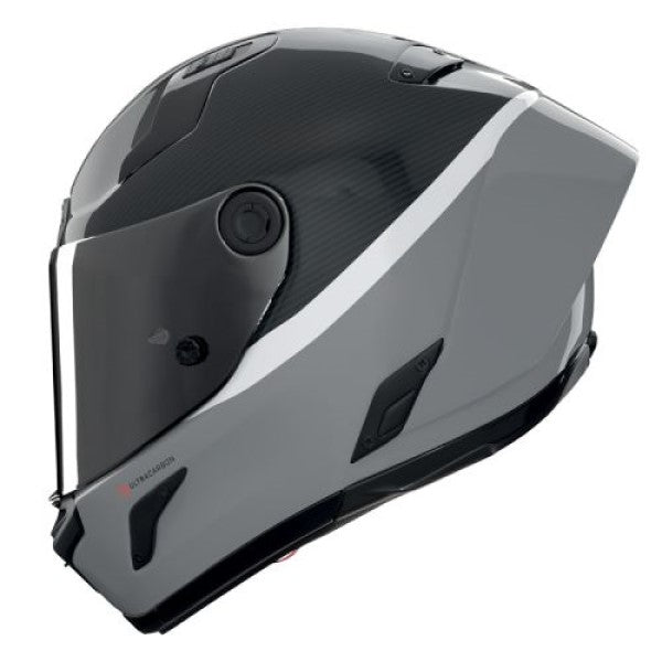 Casque Intégral de Moto X-804 RS UC D.O.C. Nolan Noir/Gris, vue 3/4