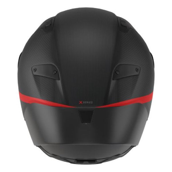 Casque Intégral de Moto X-804 RS UC D.O.C. Nolan Noir/Carbone, arrière 