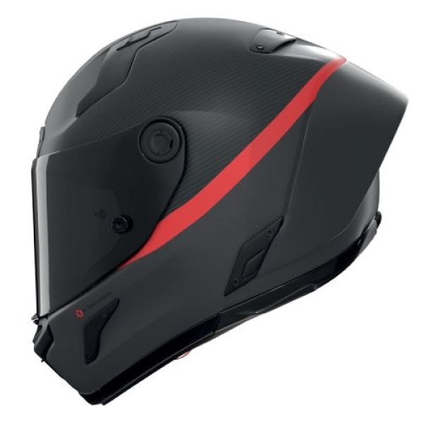 Casque Intégral de Moto X-804 RS UC D.O.C. Nolan Noir/Carbone, vue 3/4