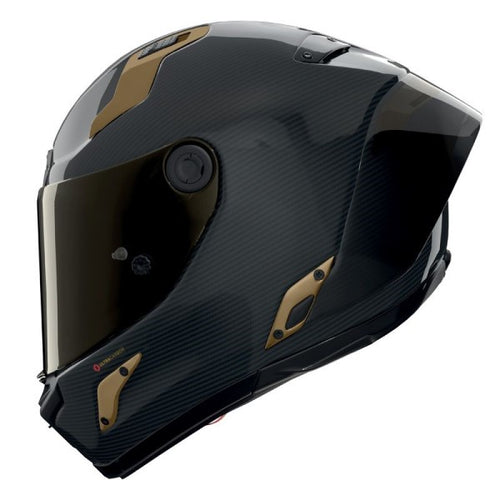 Casque Intégral de Moto X-804 RS UC AUREO Nolan Noir, vue 3/4