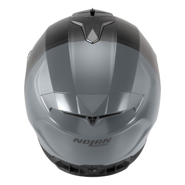 Casque Intégral de Moto N80-8 Verniciatura Speciale Nolan Noir/Gris, arrière