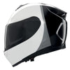 Casque Intégral de Moto N80-8 Verniciatura Speciale Nolan Blanc/Noir, vue 3/4