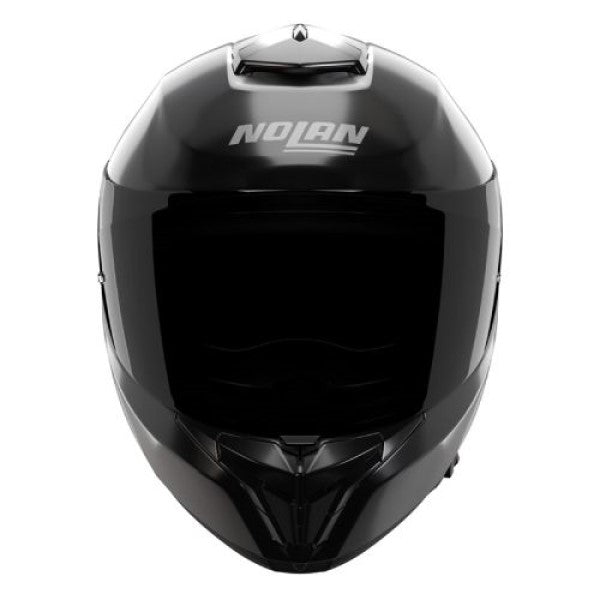 Casque Intégral de Moto N80-8 Verniciatura Speciale Nolan Noir/ Vert, de face 