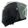 Casque Intégral de Moto N80-8 Verniciatura Speciale Nolan Noir/ Vert, vue 3/4