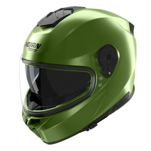 Casque Intégral de Moto N80-8 CLASSICO NOBILE Nolan Vert, vue 3/4 haut