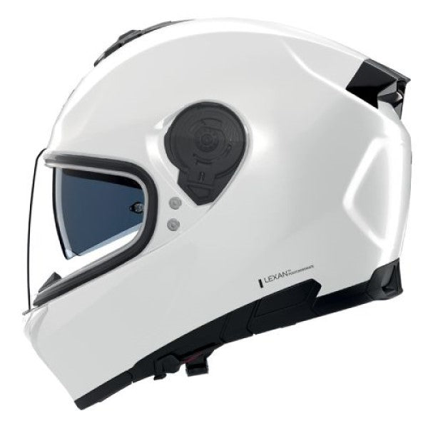 Casque Intégral de Moto N80-8 CLASSICO Nolan Blanc, vue 3/4