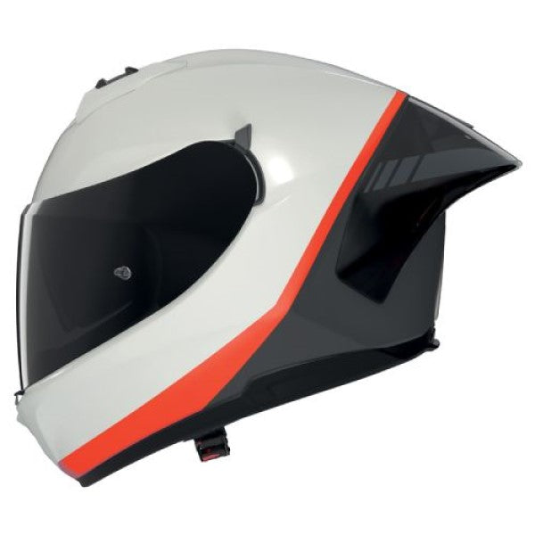 Casque Intégral de Moto N60-6 Sport Verniciatura Speciale Blanc/Anthracite vue 3/4