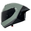 Casque Intégral de Moto N60-6 Sport Verniciatura Speciale Vert/Gris, vue 3/4