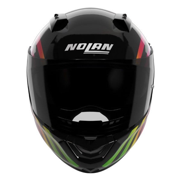 Casque Intégral de Moto N60-6 Sport Policromo Nolan Multicolore, de face