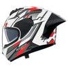 Casque Intégral de Moto N60-6 Sport Corsa Nolan Blanc/Noir/Rouge, vue 3/4