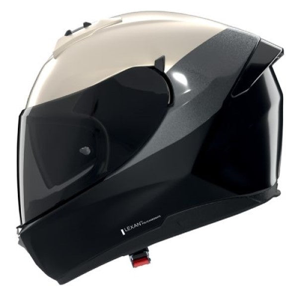 Casque Intégral de Moto N60-6 VERNICIATURA SPECIALE Nolan Noir/Blanc, vue 3/4