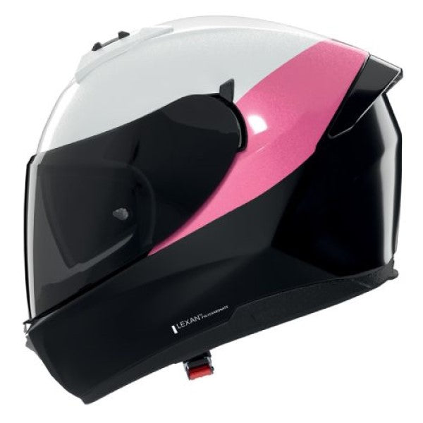 Casque Intégral de Moto N60-6 VERNICIATURA SPECIALE Nolan Noir/Rose, vue 3/4