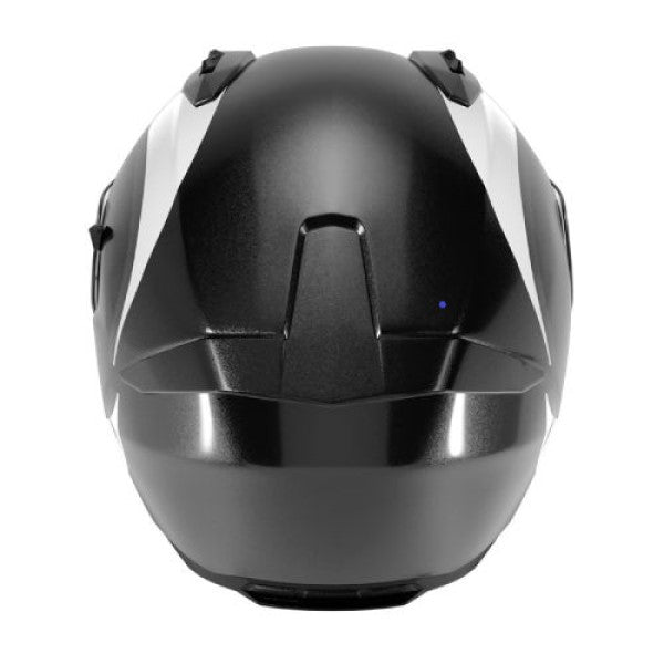 Casque Intégral de Moto N60-6 BIFASE Nolan Noir/Blanc, arrière