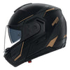 Casque Modulaire de Moto N90-3 Sincrono Noir/Or, côté gauche