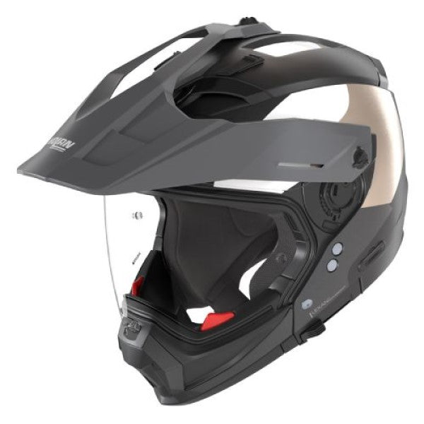 Casque Aventure N70-2 X Selvado Gris/Blanc/Beige, Vue de côté