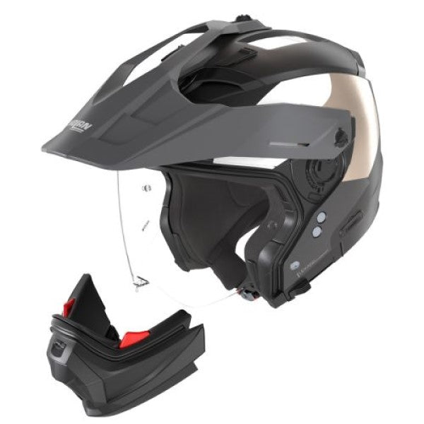 Casque Aventure N70-2 X Selvado Gris/Blanc/Beige, 