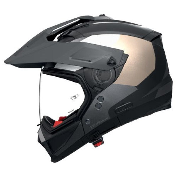 Casque Aventure N70-2 X Selvado Gris/Blanc/Beige, côté gauche