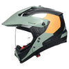 Casque Aventure N70-2 X Selvado Vert/Blanc/Orange, côté gauche