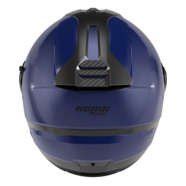 Casque Ouvert de Moto N40-5 Classico Nobile Bleu, Dos
