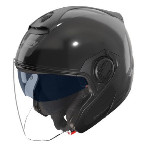 Casque Ouvert de Moto N40-5 Classico Noir, vue inclinée vers la gauche