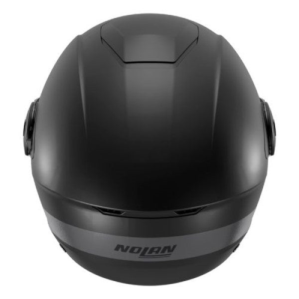 Casque Ouvert de Moto N20-2 Visor Zefiro Noir/Gris, Dos