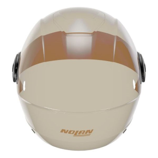Casque Ouvert de Moto N20-2 Visor Impeto Beige, Dos
