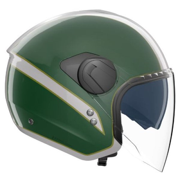 Casque Ouvert de Moto N20-2 Visor Tricolore, côté droit