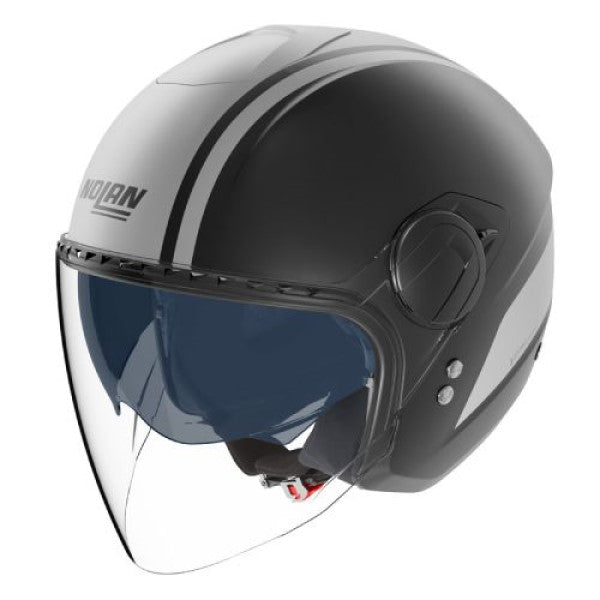 Casque Ouvert de Moto N20-2 Visor Dolce Vita Noir/Blanc