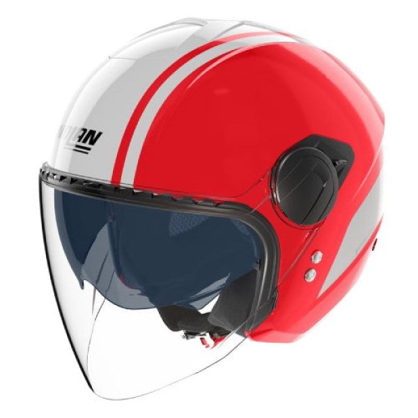 Casque Ouvert de Moto N20-2 Visor Dolce Vita Rouge/Noir